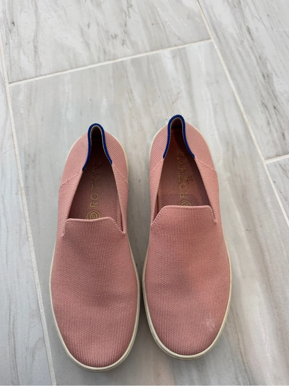 Rothy’s OriginalSlip-On Women’s Canvas Sneakers - Dusty Rose